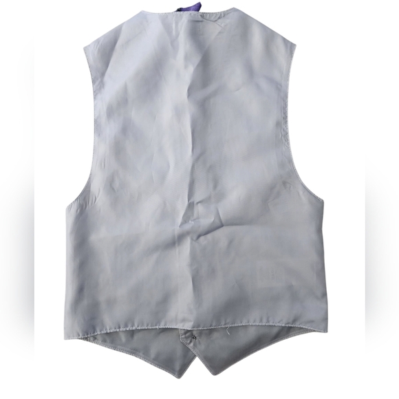 CALVIN KLEIN formal suit vest, pants, tie set, grey/purple, size 5T - Picture 2 of 4